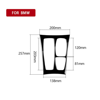 Car Left Drive Gear Panel Decorative Sticker for BMW X5 E70 2008-2013 / X6 E71 2009-2014(Black) - Car Interior Mouldings by buy2fix | Online Shopping UK | buy2fix
