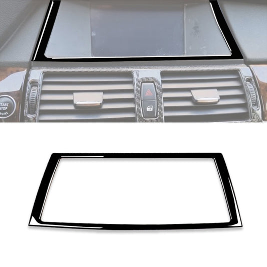 Car Navigation Frame Decorative Sticker for BMW X5 E70 2008-2013 / X6 E71 2009-2014, Left and Right Drive Universal(Black) - Car Interior Mouldings by buy2fix | Online Shopping UK | buy2fix