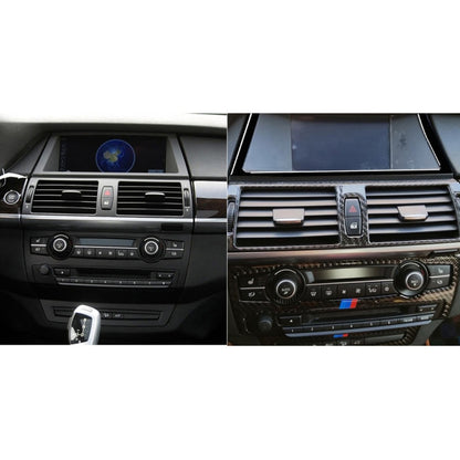 Car Navigation Frame Decorative Sticker for BMW X5 E70 2008-2013 / X6 E71 2009-2014, Left and Right Drive Universal(Black) - Car Interior Mouldings by buy2fix | Online Shopping UK | buy2fix