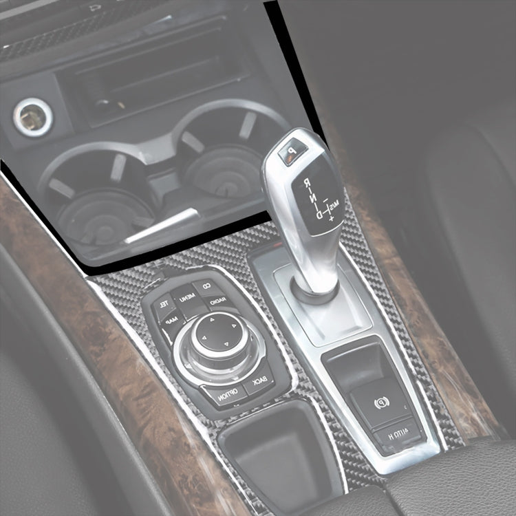 Car Right Drive Water Cup Holder Decorative Sticker for BMW E70 X5 / E71 X6 2009-2013(Black) - Car Interior Mouldings by buy2fix | Online Shopping UK | buy2fix