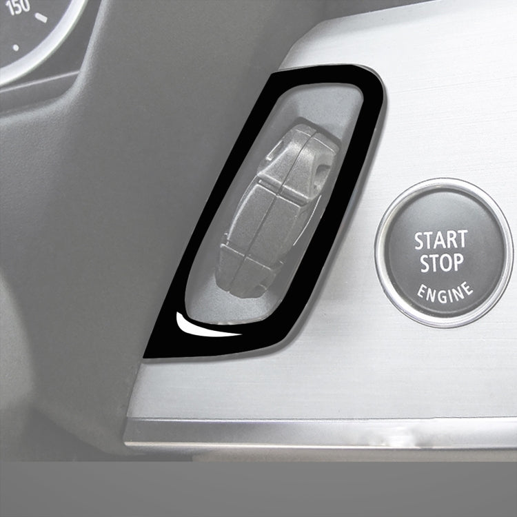 Car Left Drive Key Hole Decorative Sticker for BMW E70 X5 / E71 X6 2009-2013(Black) - Car Interior Mouldings by buy2fix | Online Shopping UK | buy2fix