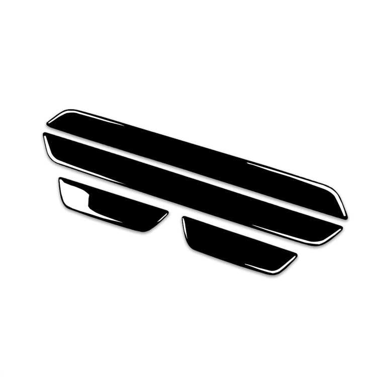 Car Door-step Decorative Sticker for BMW X5 E70 2008-2013 / X6 E71 2009-2014,  Left and Right Drive Universal (Black) - Car Interior Mouldings by buy2fix | Online Shopping UK | buy2fix