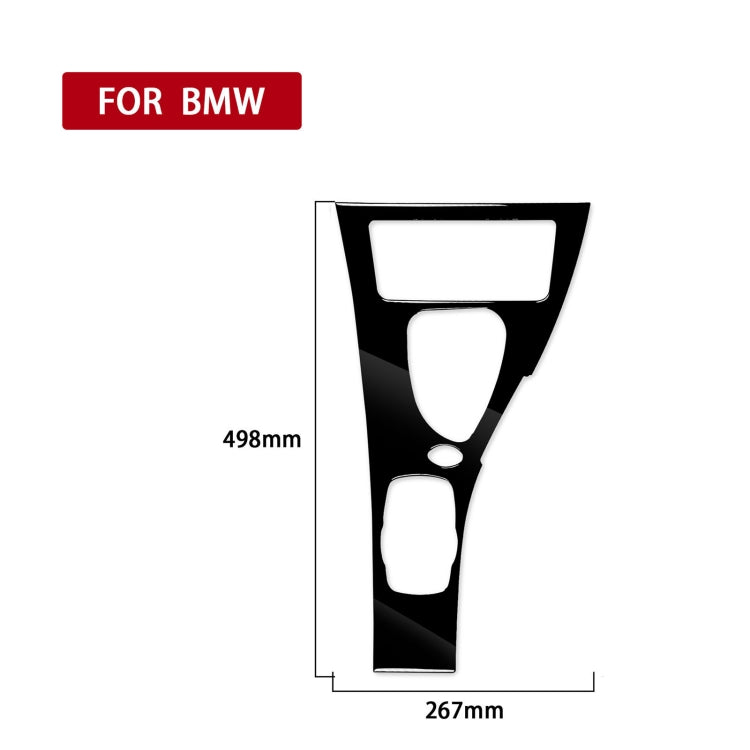 Car Right Drive Gear Panel Decorative Sticker for BMW M3 07-13 E92(Black) - Car Interior Mouldings by buy2fix | Online Shopping UK | buy2fix