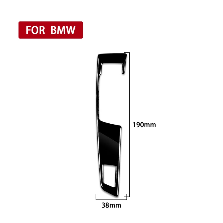 Car Right Drive Gear Panel Single Key Decorative Sticker for BMW Series 5 F10 2011-2017(Black) - Car Interior Mouldings by buy2fix | Online Shopping UK | buy2fix