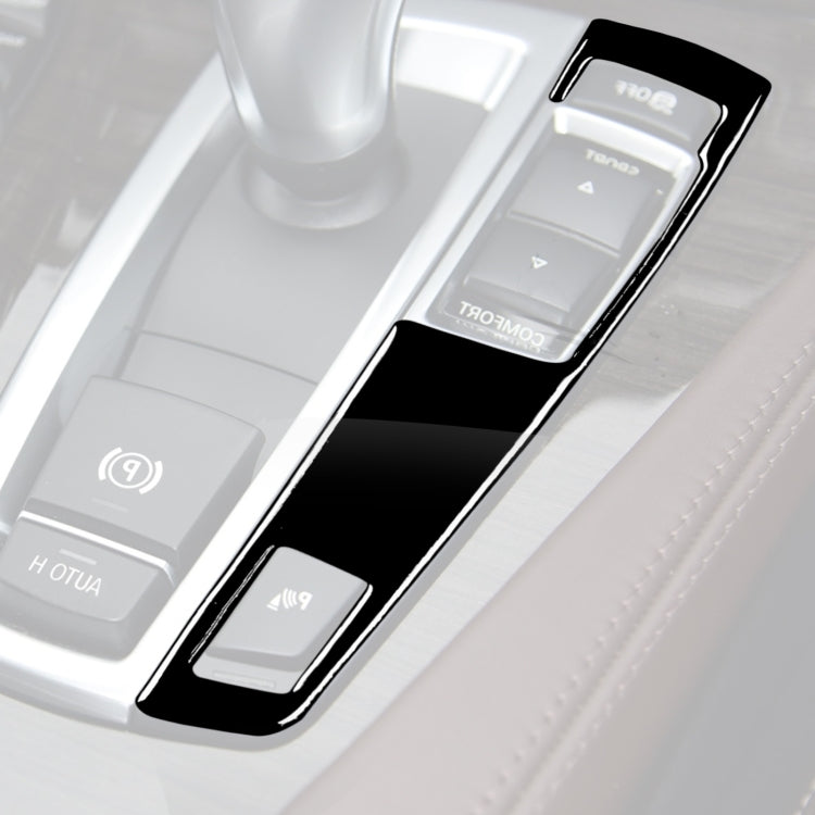 Car Right Drive Gear Panel Single Key Decorative Sticker for BMW Series 5 F10 2011-2017(Black) - Car Interior Mouldings by buy2fix | Online Shopping UK | buy2fix