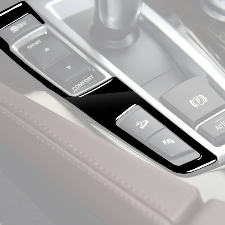 Car Left Drive Gear Panel Double Key Decorative Sticker for BMW Series 5 F10 2011-2017(Black) - Car Interior Mouldings by buy2fix | Online Shopping UK | buy2fix