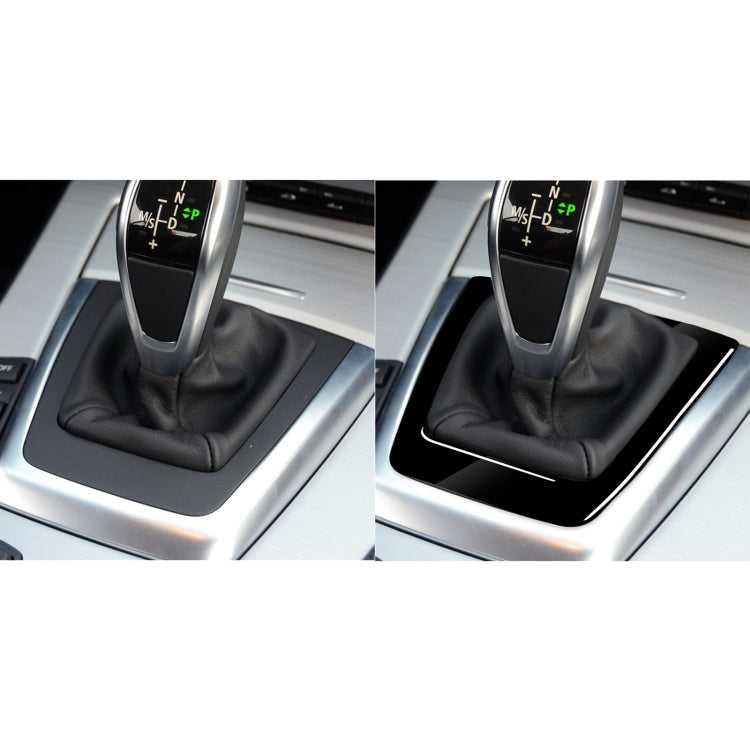 Car Gear Panel Decorative Sticker for BMW Z4 2009-2015, Left and Right Drive Universal(Black) - Car Interior Mouldings by buy2fix | Online Shopping UK | buy2fix