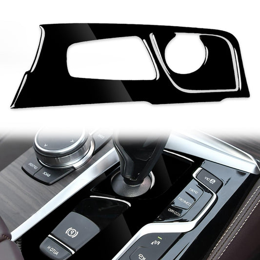 Car Right Drive Gear Panel Decorative Sticker for BMW Series 5 G38 528Li / 530Li / 540Li 2018(Black) - Car Interior Mouldings by buy2fix | Online Shopping UK | buy2fix