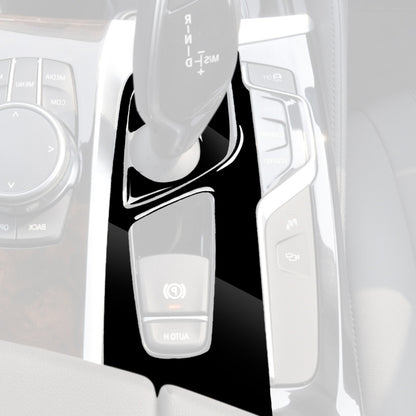 Car Right Drive Gear Panel Decorative Sticker for BMW Series 5 G38 528Li / 530Li / 540Li 2018(Black) - Car Interior Mouldings by buy2fix | Online Shopping UK | buy2fix