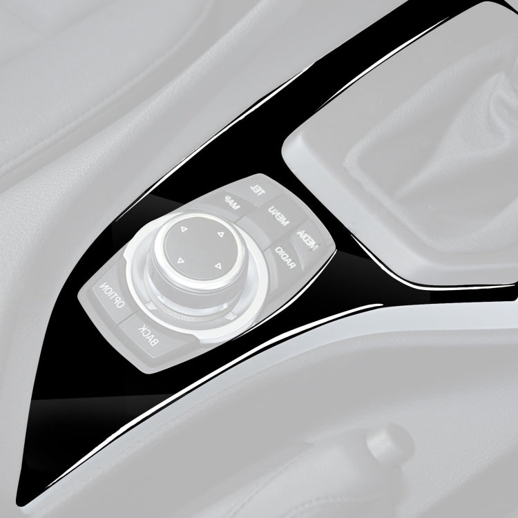 Car Right Drive Gear Panel Outer Frame Decorative Sticker for BMW X1 E84 2011-2015(Black) - Car Interior Mouldings by buy2fix | Online Shopping UK | buy2fix