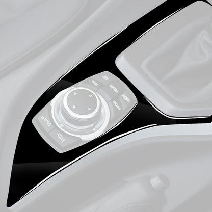 Car Right Drive Gear Panel Outer Frame Decorative Sticker for BMW X1 E84 2011-2015(Black) - Car Interior Mouldings by buy2fix | Online Shopping UK | buy2fix