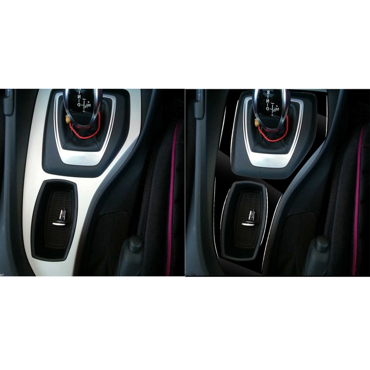 Car Right Drive Gear Panel Outer Frame Decorative Sticker for BMW X1 E84 2011-2015(Black) - Car Interior Mouldings by buy2fix | Online Shopping UK | buy2fix