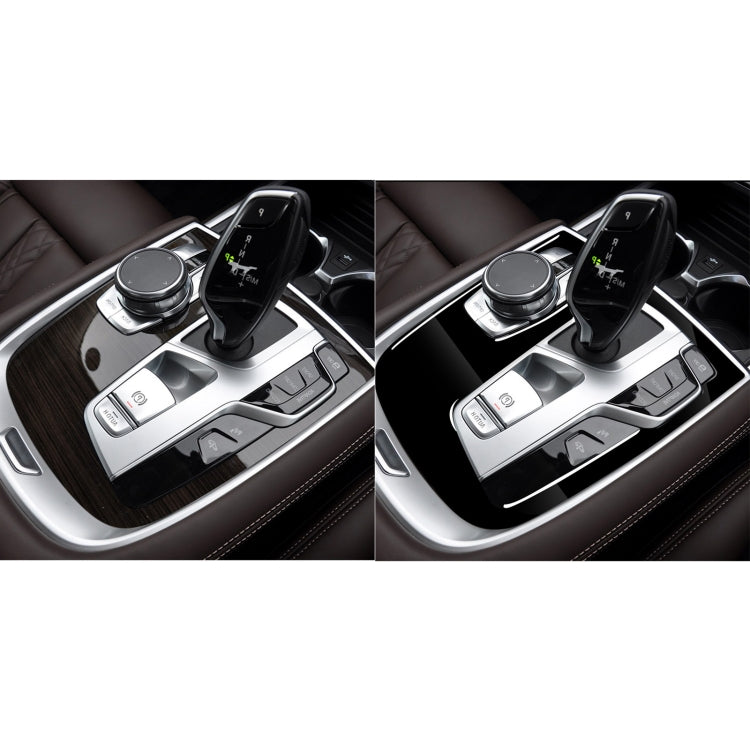 Car Right Drive Gear Panel Decorative Sticker for BMW Series 7 G11 G12 2016-(Black) - Car Interior Mouldings by buy2fix | Online Shopping UK | buy2fix