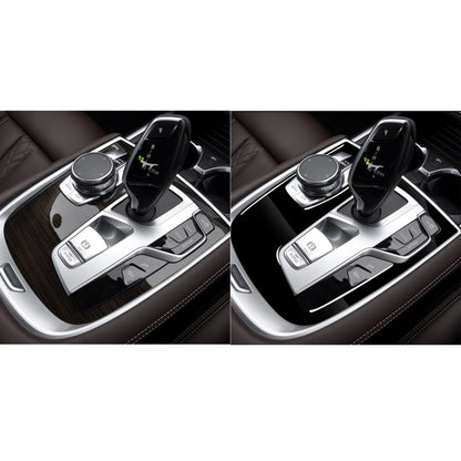 Car Right Drive Gear Panel Decorative Sticker for BMW Series 7 G11 G12 2016-(Black) - Car Interior Mouldings by buy2fix | Online Shopping UK | buy2fix