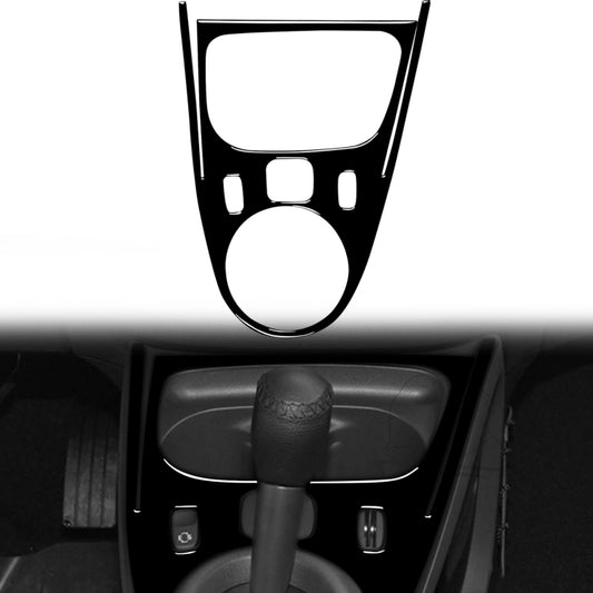 Car Left Drive Central Gear Panel Decorative Sticker For Mercedes-Benz Smart 2016-2021 (Black) - Car Interior Mouldings by buy2fix | Online Shopping UK | buy2fix