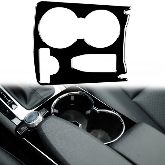 Car Left Drive Central Gear Panel Decorative Sticker For Mercedes-Benz 2007-2014 C-class W204 C180 C200 C300 C250 C63 AMG, US Ver.(Black) - Car Interior Mouldings by buy2fix | Online Shopping UK | buy2fix