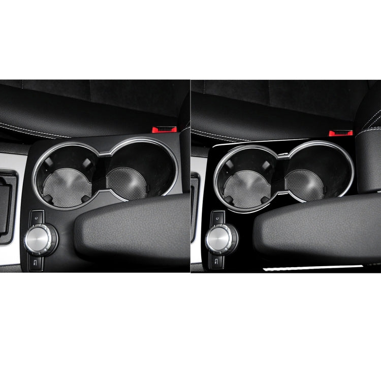 Car Left Drive Central Gear Panel Decorative Sticker For Mercedes-Benz 2007-2014 C-class W204 C180 C200 C300 C250 C63 AMG, US Ver.(Black) - Car Interior Mouldings by buy2fix | Online Shopping UK | buy2fix
