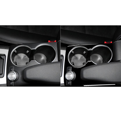 Car Left Drive Central Gear Panel Decorative Sticker For Mercedes-Benz 2007-2014 C-class W204 C180 C200 C300 C250 C63 AMG, US Ver.(Black) - Car Interior Mouldings by buy2fix | Online Shopping UK | buy2fix
