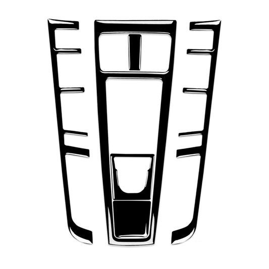 For Porsche Macan 2014-2021 Car Gear Panel Decorative Sticker 5pcs / Set, Left and Right Drive Universal (Black) - Car Interior Mouldings by buy2fix | Online Shopping UK | buy2fix