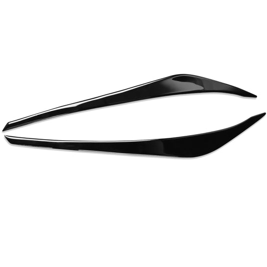 Pair Car Lamp Eyebrow Soft Decorative Sticker for Hyundai Elantra 2016-2018 (Black) - Lamp Decoration by buy2fix | Online Shopping UK | buy2fix