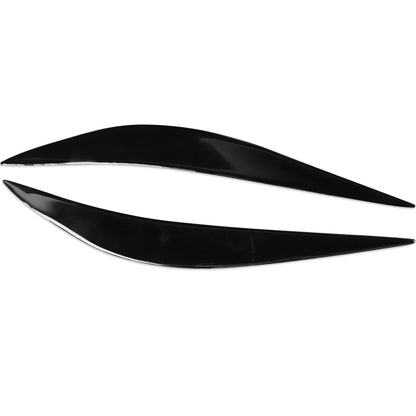 Pair Car Lamp Eyebrow Soft Decorative Sticker for BMW 4 Series F32/F33/F36 2012-2017, M3 F80 & M4 F82/F83 2014-2016 (Black) - Lamp Decoration by buy2fix | Online Shopping UK | buy2fix