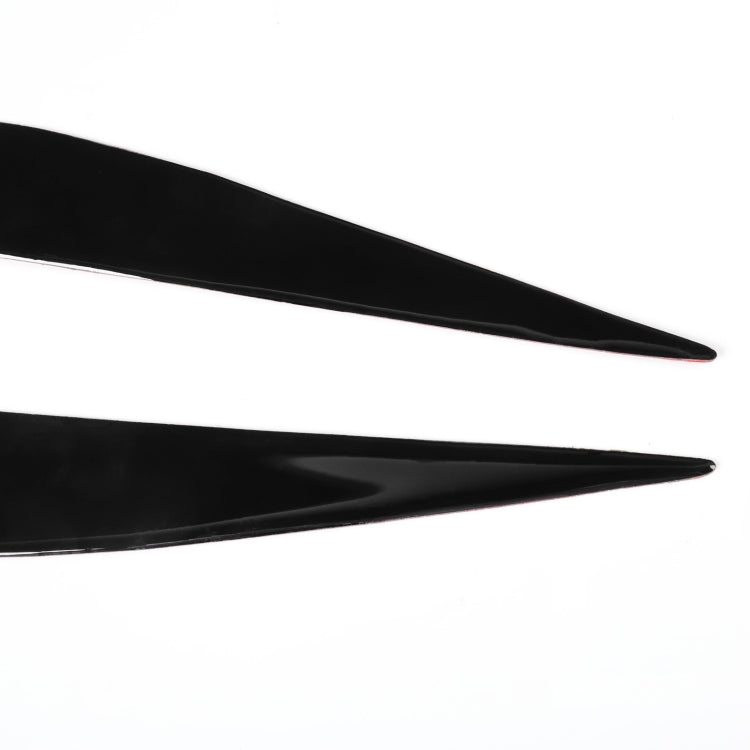 Pair Car Lamp Eyebrow Soft Decorative Sticker for BMW 4 Series F32/F33/F36 2012-2017, M3 F80 & M4 F82/F83 2014-2016 (Black) - Lamp Decoration by buy2fix | Online Shopping UK | buy2fix