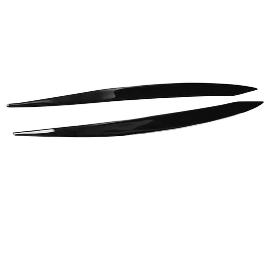 Pair Car Lamp Eyebrow Soft Decorative Sticker for Volkswagen Golf 7 / 7.5 2013-2018 (Black) - Lamp Decoration by buy2fix | Online Shopping UK | buy2fix