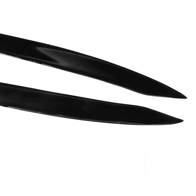 Pair Car Lamp Eyebrow Soft Decorative Sticker for Volkswagen Golf 7 / 7.5 2013-2018 (Black) - Lamp Decoration by buy2fix | Online Shopping UK | buy2fix