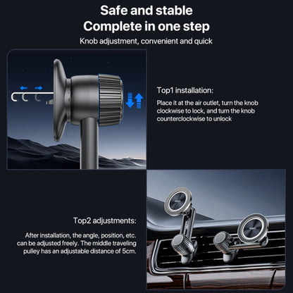 Yesido C168 MagSafe Magnetic Car Air Vent Phone Holder - Universal Car Holders by Yesido | Online Shopping UK | buy2fix