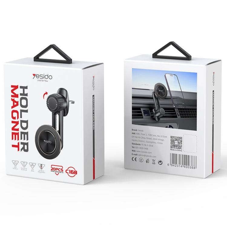 Yesido C168 MagSafe Magnetic Car Air Vent Phone Holder - Universal Car Holders by Yesido | Online Shopping UK | buy2fix