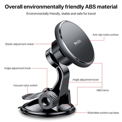 Yesido C177 Mini Suction Cup Type Magsafe Magnetic Car Holder - Universal Car Holders by Yesido | Online Shopping UK | buy2fix
