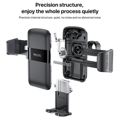 Yesido C242 Adjustable Car Air Vent Mechanical Phone Clip Holder - Universal Car Holders by Yesido | Online Shopping UK | buy2fix