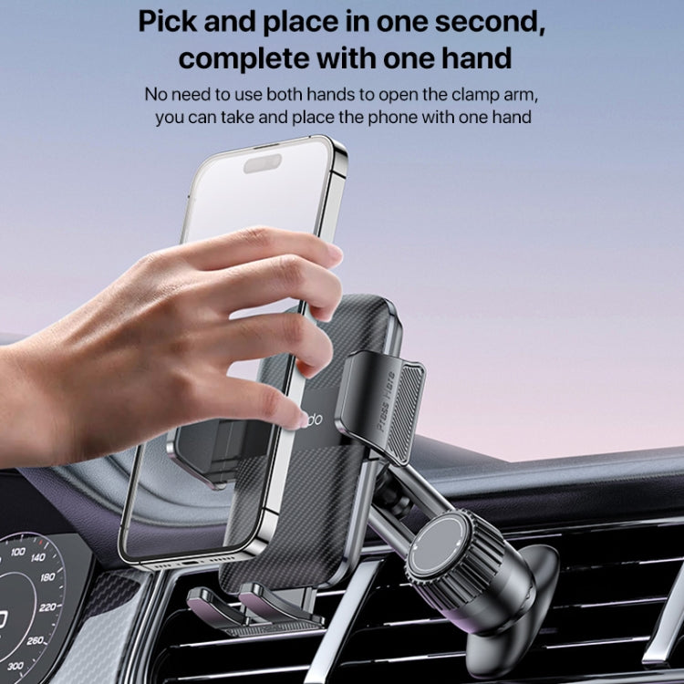 Yesido C242 Adjustable Car Air Vent Mechanical Phone Clip Holder - Universal Car Holders by Yesido | Online Shopping UK | buy2fix