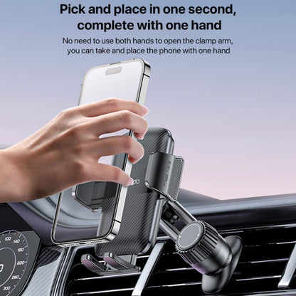 Yesido C242 Adjustable Car Air Vent Mechanical Phone Clip Holder - Universal Car Holders by Yesido | Online Shopping UK | buy2fix