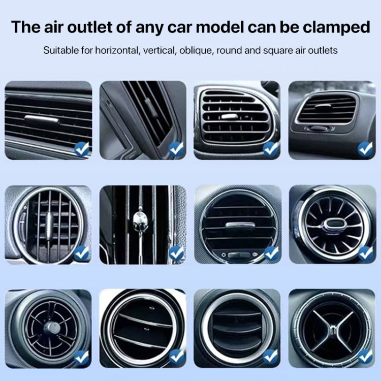 Yesido C242 Adjustable Car Air Vent Mechanical Phone Clip Holder - Universal Car Holders by Yesido | Online Shopping UK | buy2fix