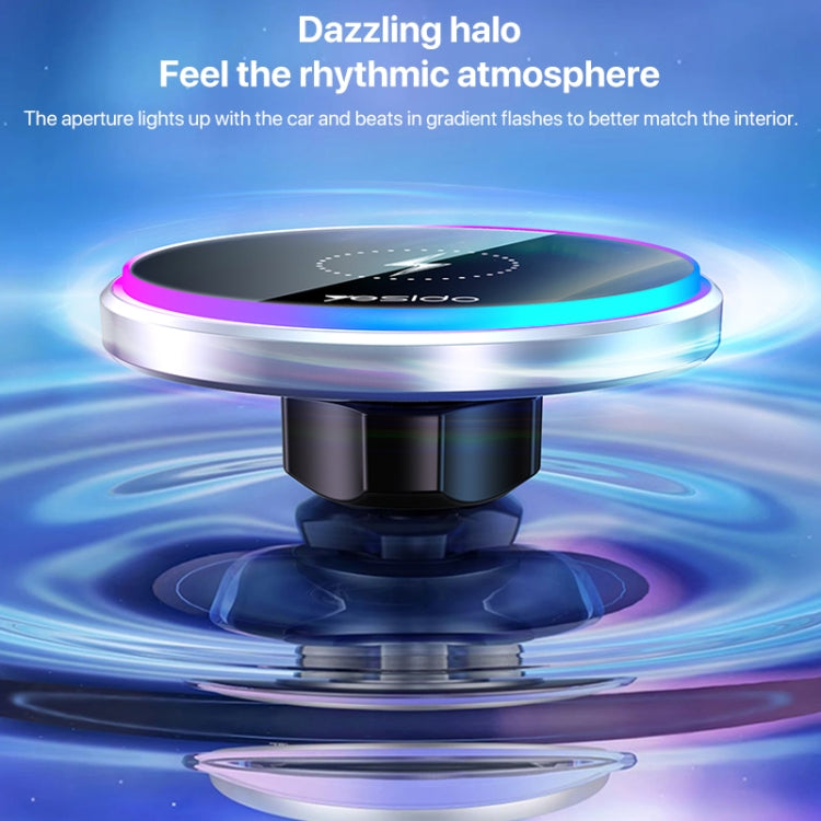 Yesido C292 15W Magnetic Suction Wireless Charging Car Holder - Wireless Charger Holders by Yesido | Online Shopping UK | buy2fix