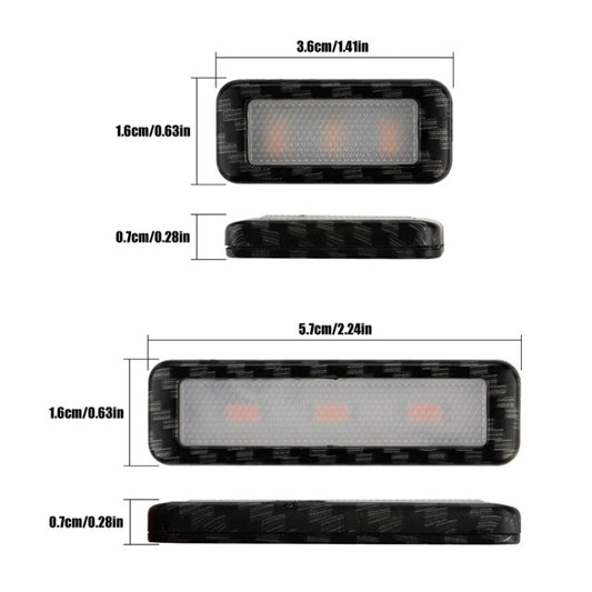 Car 4 in 1 LED Ambient Light Door Decorative Light (White Light) - Atmosphere lights by buy2fix | Online Shopping UK | buy2fix