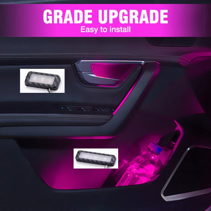 Car 4 in 1 LED Ambient Light Door Decorative Light (White Light) - Atmosphere lights by buy2fix | Online Shopping UK | buy2fix