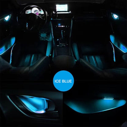 Car 4 in 1 LED Ambient Light Door Decorative Light (White Light) - Atmosphere lights by buy2fix | Online Shopping UK | buy2fix