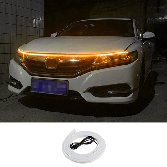 1.2m Car Daytime Running Super Bright Decorative LED Atmosphere Light (Yellow Light) - Decorative Lights by buy2fix | Online Shopping UK | buy2fix