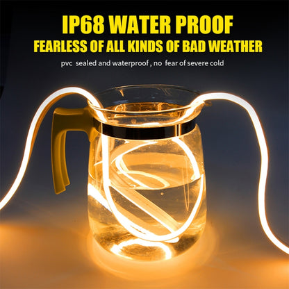 1.2m Car Daytime Running Super Bright Decorative LED Atmosphere Light (Yellow Light) - Decorative Lights by buy2fix | Online Shopping UK | buy2fix
