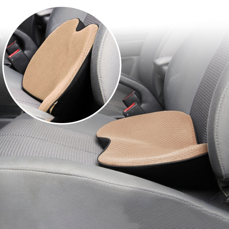 Car mini Seat Cushion Breathable Lumbar Seat Mat (Beige) by buy2fix