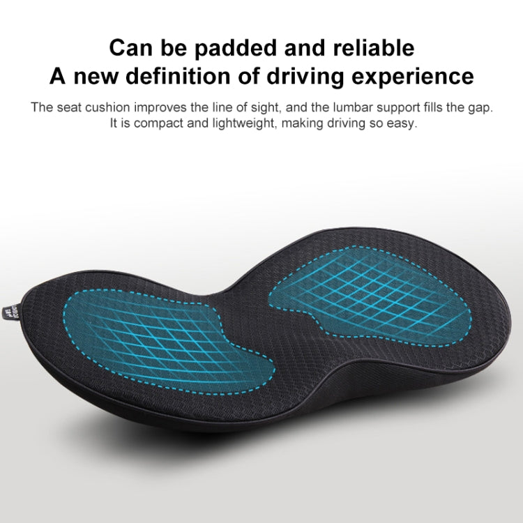 Car mini Seat Cushion Breathable Lumbar Seat Mat (Brown) by buy2fix