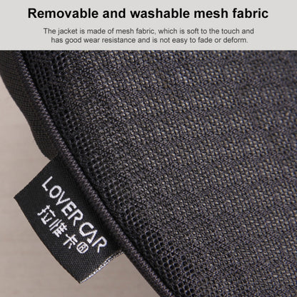 Car mini Seat Cushion Breathable Lumbar Seat Mat (Black) by buy2fix