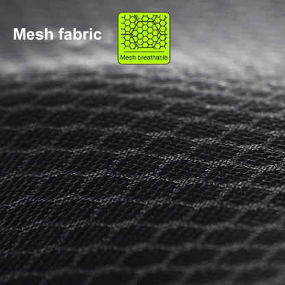 Car Memory Foam Breathable Lumbar Cushion (Black) by buy2fix