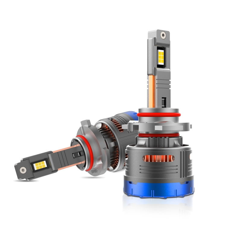 P13 1 Pair 9006 / HB4 DC10-32V / 60W / 6000K / 6500LM Car Liquid Metal LED Headlight by buy2fix