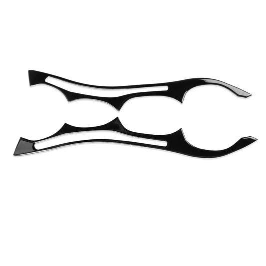 Pair Car Lamp Eyebrow Soft Decorative Sticker for BMW E60 5 Series 2004-2010 - Lamp Decoration by buy2fix | Online Shopping UK | buy2fix