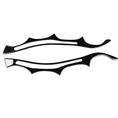 Pair Car Lamp Eyebrow Soft Decorative Sticker for BMW E60 5 Series 2004-2010 - Lamp Decoration by buy2fix | Online Shopping UK | buy2fix