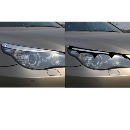 Pair Car Lamp Eyebrow Soft Decorative Sticker for BMW E60 5 Series 2004-2010 - Lamp Decoration by buy2fix | Online Shopping UK | buy2fix