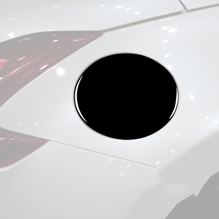 For Nissan 370Z Z34 2009- Car Fuel Tank Cap Decorative Sticker, Left and Right Drive Universal (Black) - Car Interior Mouldings by buy2fix | Online Shopping UK | buy2fix